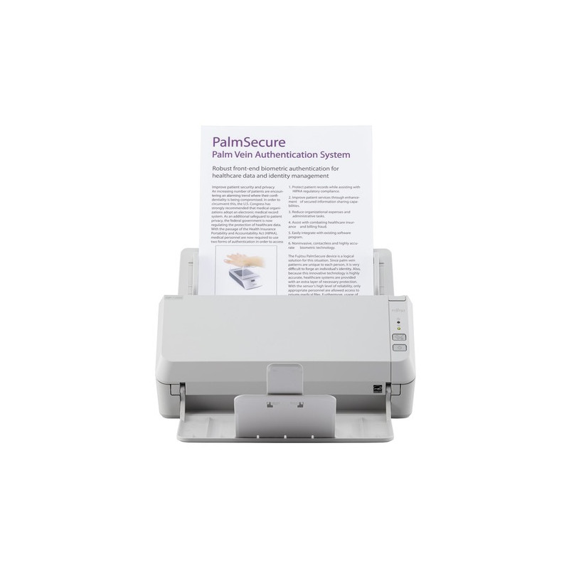 Scanner Fujitsu SP-1120N da Ufficio con LED Ethernet Gigabit USB3.2 ADF Duplex A4 da 20 ppm/40 ipm