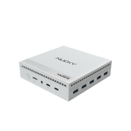 PC YASHI NUCKY NY290 QuadCore N100 8GB 256GB SSD HDMI FANLESS WHITE W11P