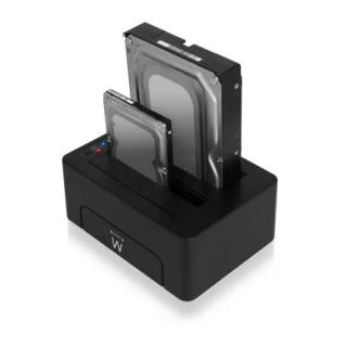 Docking station USB 3.2 Gen1 (USB3.0) per 2 HDD/SSD SATA da 2,5 pollici e 3,5 pollici
