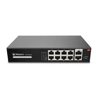 ATLANTIS SWITCH 10P LAN 8P POE