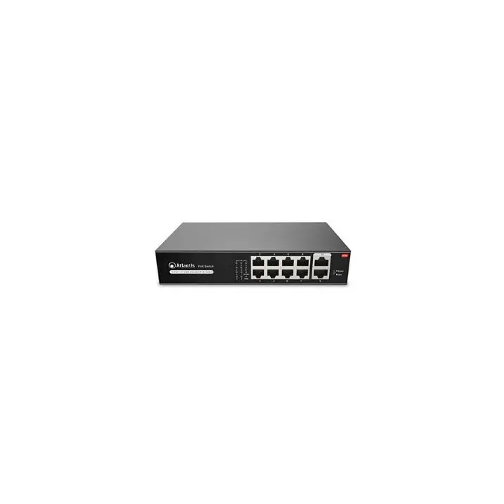 ATLANTIS SWITCH 10P LAN 8P POE