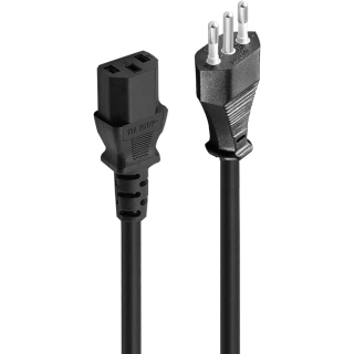 Cavo alim. VDE C14 - SCHUKO 0,23m CC-190300-001-N-B