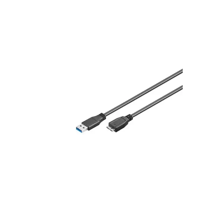 Cavo USB 3.0 A/Micro B M/M 1.8 mt nero EC1016