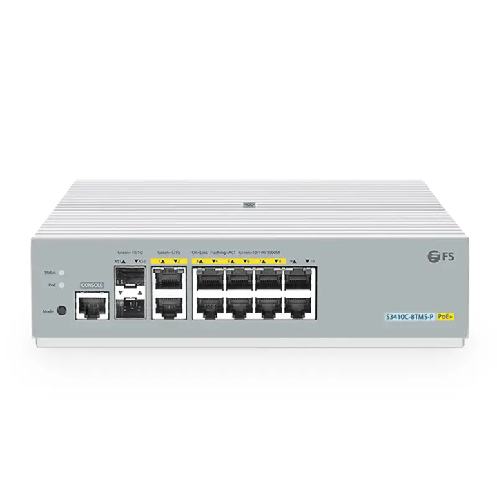 SWITCH 8 PORTE GIGABIT 7 PORTE POE MS108GP