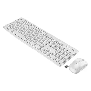 TASTIERA + MOUSE LOGITECH WIRELESS MK295 BIANCA 920-009821