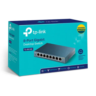 SWITCH 8 PORTE TP-LINK TL-SG108 METAL
