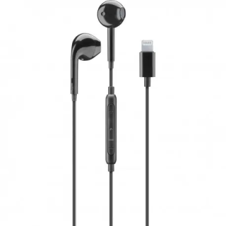 AURICOLARI MFI EAGLE IPHONE BK