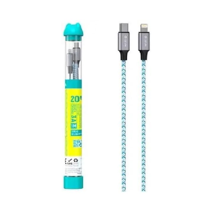 CAVO CARICA RAPIDA  LIGHTNING/TIPO-C 3A