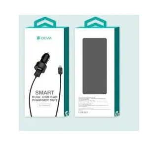 Suit Carica Batteria 2,4A e Cavo M-usb Android 1 Mt Bianco