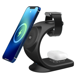 MAGSAFE STAND CHARGE 3 IN 1 BLACK