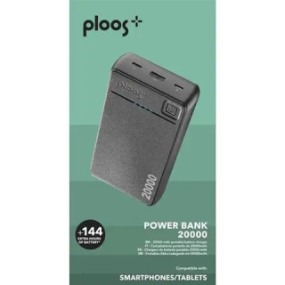 POWER BANK PLOOS 20.000 BLACK