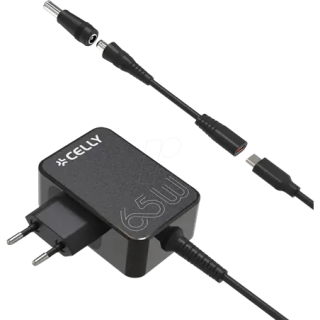 TC USB -C  65W BLACK + ADAPTERS