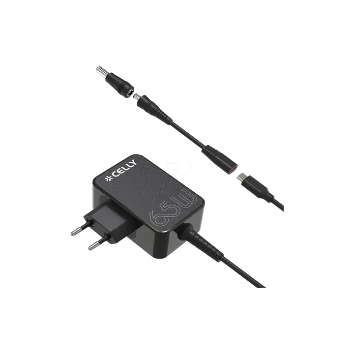 TC USB -C  65W BLACK + ADAPTERS