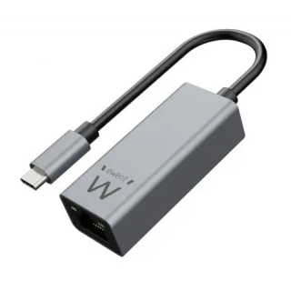 ADATTATORE LAN USB-C GIGABIT ETHERNET GREY EW9818