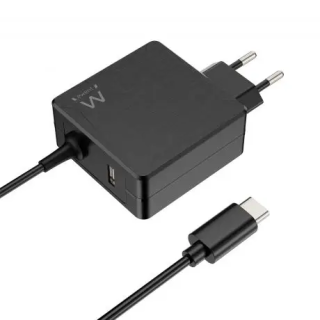 CARICATORE MURO TYPE-C + USB A 65W