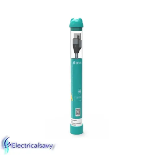 Cavo Usb A Type-C 1mt. (Detanc434) In Nylon Intrecciato Nero