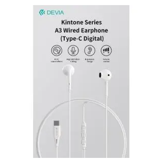 Auricolari A3 Digital filo con connettore Tipo-C compatibile Android e Apple