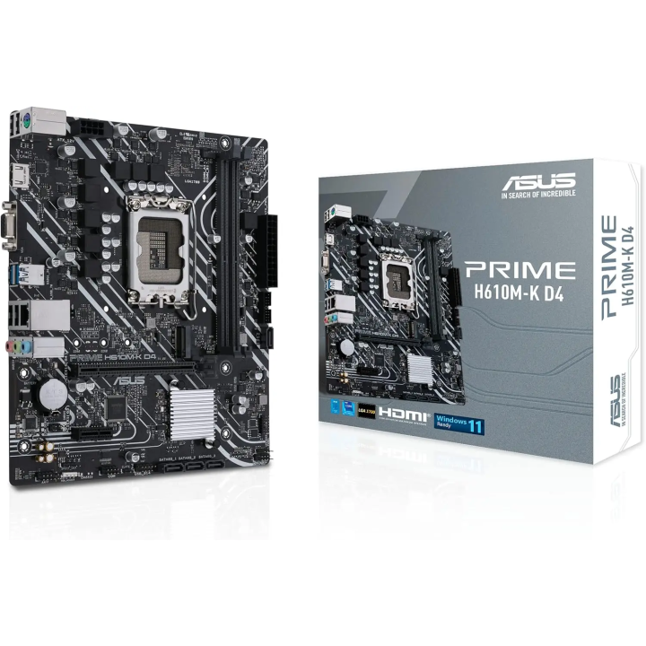 MB ASUS PRIME H610M-K D4 Intel H610 LGA 1700 micro ATX