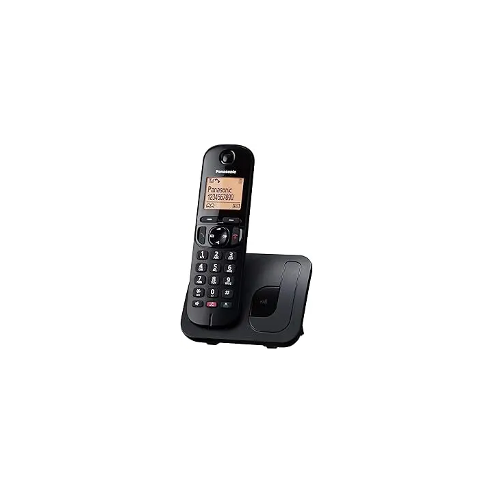 TELEFONO CORDLESS CON BASE PANASONIC KX-TGC250JTB BLACK